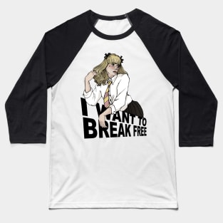 I want to break free ROGERINA Baseball T-Shirt